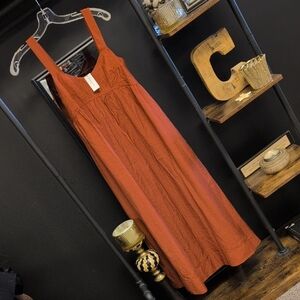 Banana Republic Rust Midi Dress
